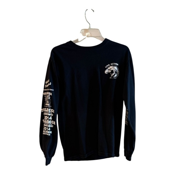 Other - black long-sleeved shirt featuring a graphic related to Talladega Superspeedway